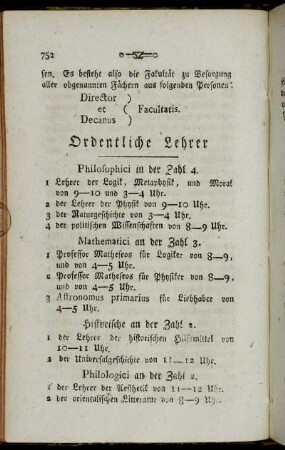 Ordentliche Lehrer