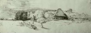 Die Landschaft mit dem Turm