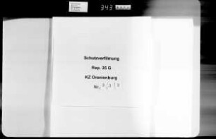 Schutzhaft namentlich genannter Häftlinge, Buchstabe S