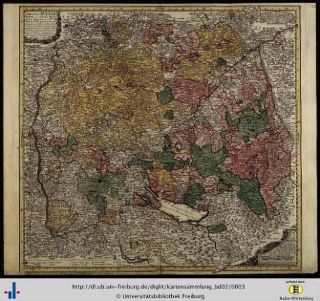 Circuli Sueviae mappa ...