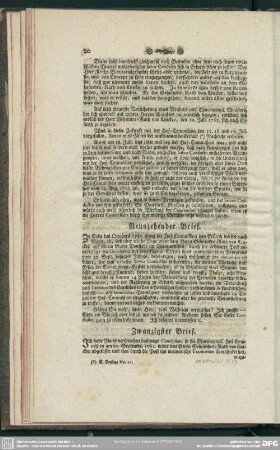 Neunzehender Brief