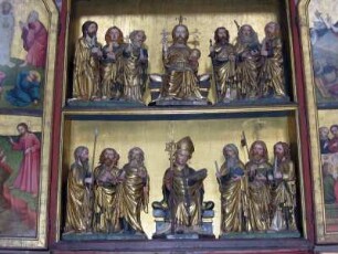 Deocarus-Altar — Mittelschrein Skulpturengruppe