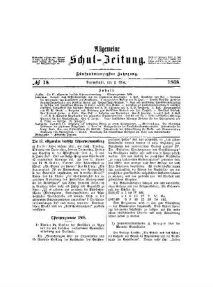 Osterprogramme 1868