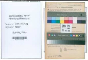Entnazifizierung Willy Scholle , geb. 08.12.1889 (Justizinspektor)