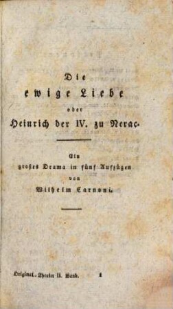 Original-Theater : für das Jahr .... 1821, 2