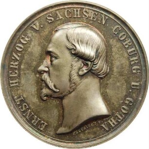 Herzog Ernst II. - 1. Deutsches Schützenfest in Gotha
