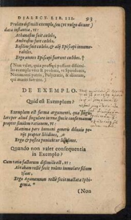 De Exemplo.