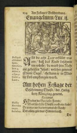 Am hohen Festage der Erscheinung Christi/ der Heilig drey König tag genent.
