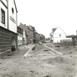 Spremberg, Lange Straße. Blick vom Markt