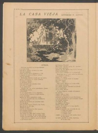 La casa vieja : A Chavela..