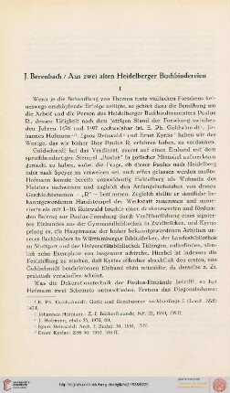 Aus zwei alten Heidelberger Buchbindereien
