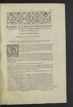 Galeni in librum Hippocratis de victus ratione in morbis acutis commentarii quatuor