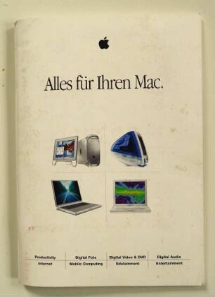Produktkatalog der Firma Apple