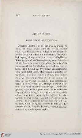 Chapter XIX: Hindoo Temple at Muddenpoor