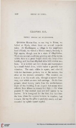 Chapter XIX: Hindoo Temple at Muddenpoor