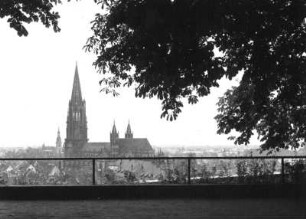 Freiburg im Breisgau. Münster. Ansicht von Südosten
