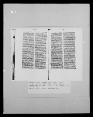 Lateinische Bibel — Textseiten, Folio 23 verso - 24