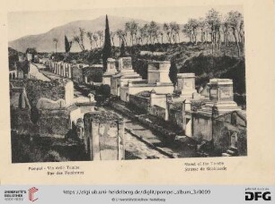 Pompei - Via delle Tombe - Rue des Tombeaux - Street of the Tombs - Strasse der Grabmaeler