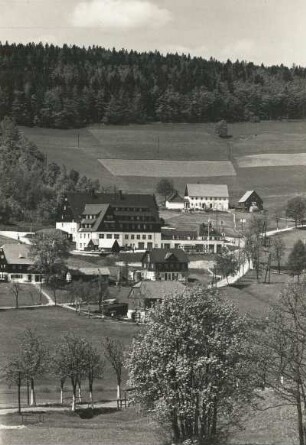 Rehefeld (Altenberg-Rehefeld-Zaunhaus). Ortsteilansicht mit Grenzbaude