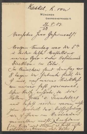 Brief an Ludwig Strecker <senior> an B. Schott's Söhne : 21.05.1903