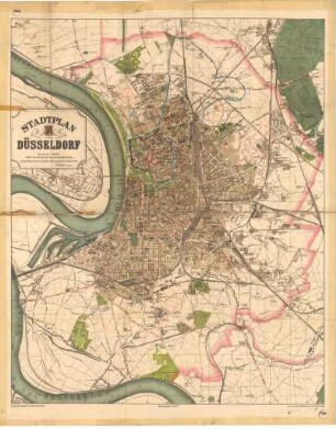 Stadtplan von Düsseldorf