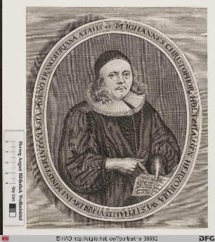 Bildnis Johann Christoph Holtzhausen