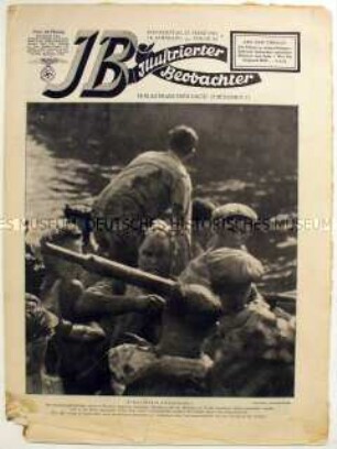Wochenzeitschrift der NSDAP "Illustrierter Beobachter" u.a. über die japanische Armee