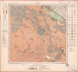 Grad-Abtheilung 28, Blatt 35 [Neue Nr. 2550]: Brüssow : geologische Karte