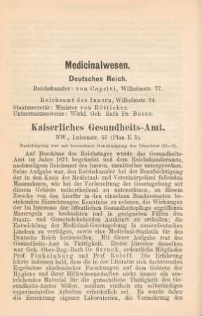 Medicinalwesen