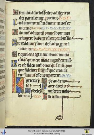 [218r - 224v] Allerheiligenlitanei mit Preces und Orationen.