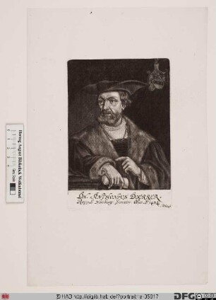 Bildnis Anton Dörrer (Derrer) (von der Untern Bürg)