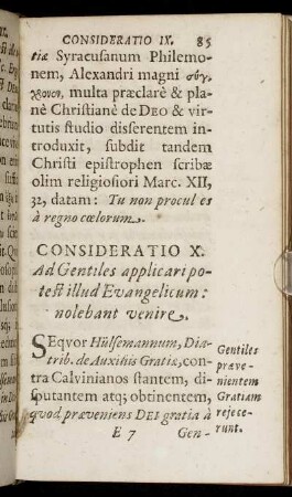 Consideratio X. Ad Gentiles applicari potest illud Evangelium: nolebant venire.