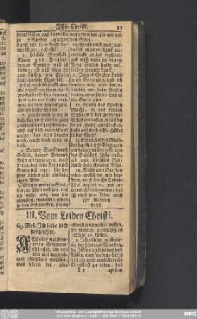 III. Vom Leiden Christi.