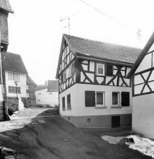 Fachwerkwohnhaus; Ortenberg, Steingasse 4