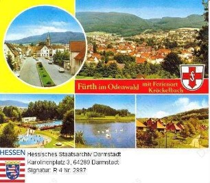 Fürth im Odenwald, Panorama mit Kröckelbach