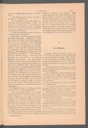 II - La defensa.