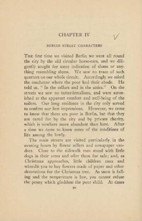 Chapter IV. Berlin street characters