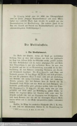 11. Die Wollindustrie