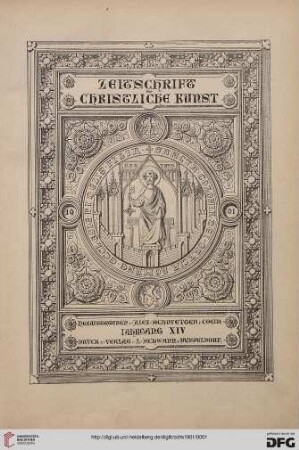 14: Zeitschrift für christliche Kunst