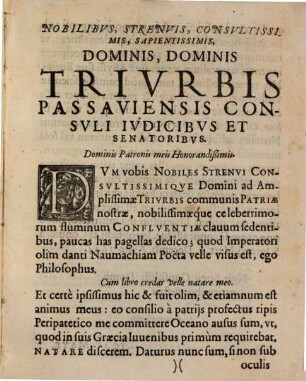 Dispvtatio Philosophica De Ortv Et Interitv