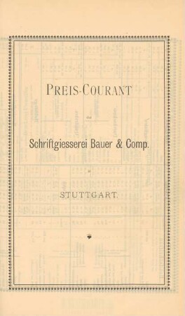 Preis-Courant