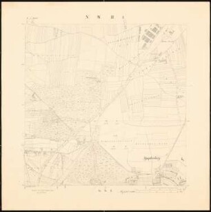 Bebauungsplan München-Hirschau: Nymphenburg, Katasterkarte 1:5000