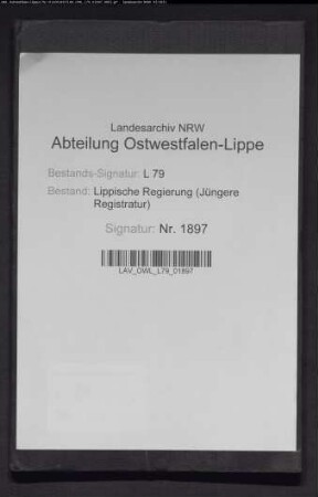 Rechnung der Leihekasse 1903