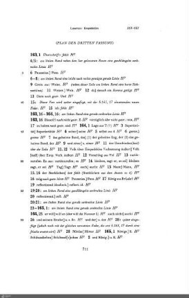 Plan der dritten Fassung
