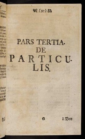 97-128, Pars Tertia.