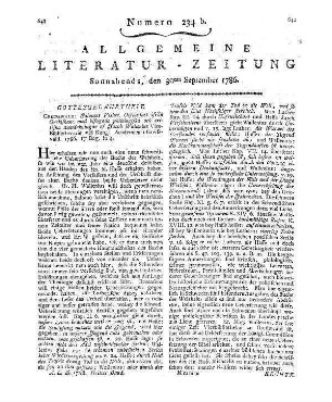 Monatsregister vom September 1786