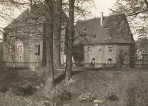 Schleinitz ( Kreis Meißen ).Schloß. Südansicht vom Park