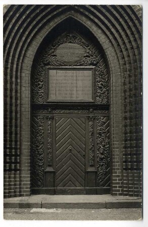 [Stettin. Jakobikirche. Portal.]