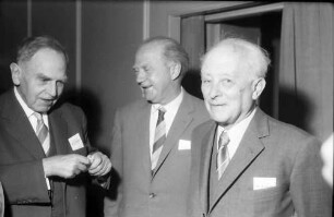 9. Tagung 1959 Physiker: Otto Hahn, Werner Heisenberg, Max Born