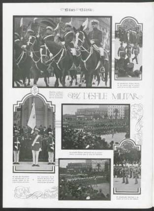 El desfile militar del 9 de julio